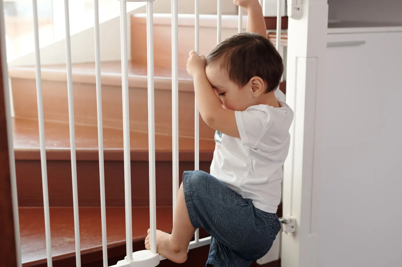 traphekje om de trap babyproof te maken